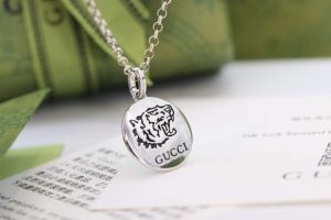 14 love tiger head necklace silver for women 2799