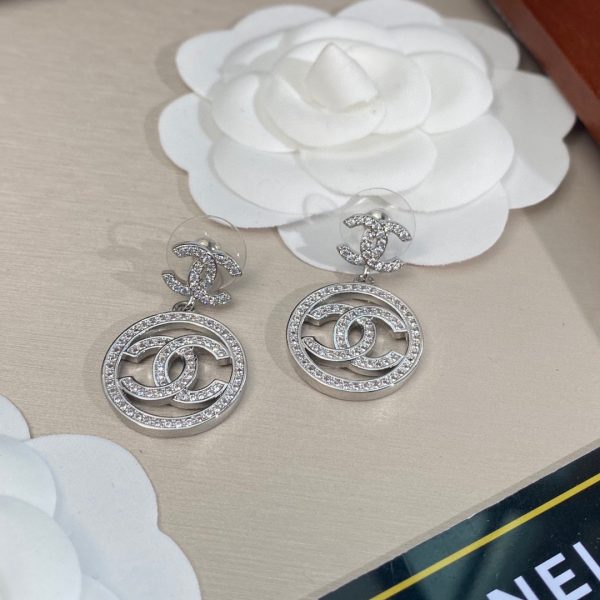 3 circle earrings silver for women 2799