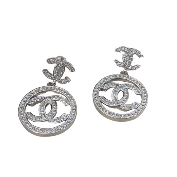 4 circle earrings silver for women 2799