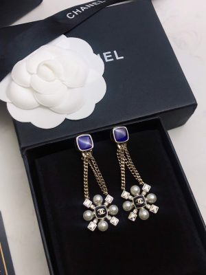3 sapphire earrings white for women 2799
