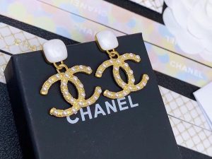 2-Cc Earrings Gold For Women   2799