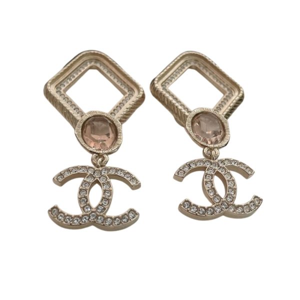 4 fragrant diamond shaped earrings gold for women 2799