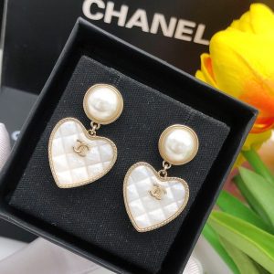 love heart earrings white for women 2799