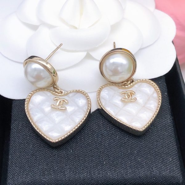8 love heart earrings white for women 2799