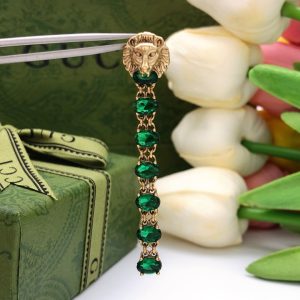 5 lion head tassel earrings green for women 2799