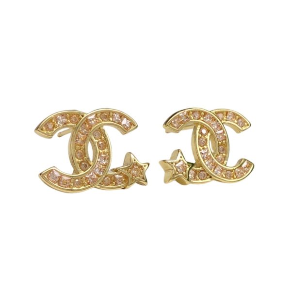 11 star series horse eye star earrings gold for women 2799