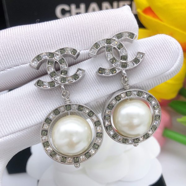 3 net earrings silver for women 2799