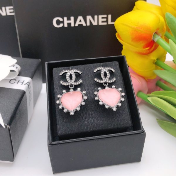 7 gemstone earrings pink for women 2799