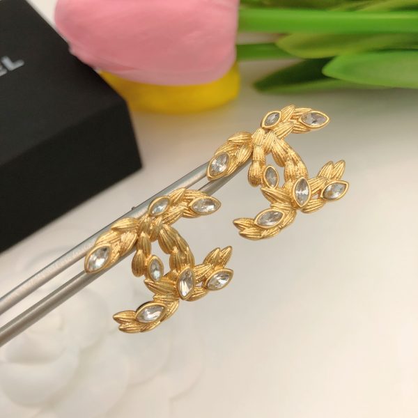 3 wheat earrings gold for women 2799