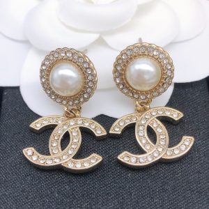 dazzling princess earrings gold for women 2799