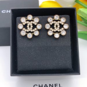 6 diamond round stud earrings white for women 2799
