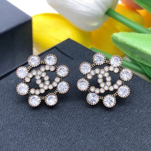 10 diamond round stud earrings white for women 2799