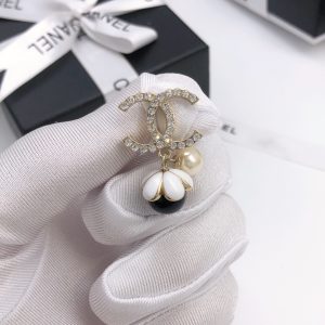 3 pearl earrings black for women 2799