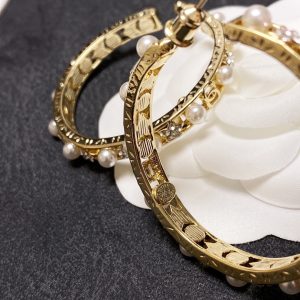1-Pearl Diamond Earrings Gold For Women   2799
