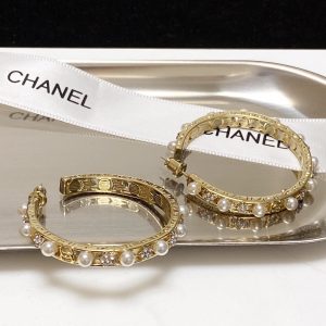 5 pearl diamond earrings gold for women 2799