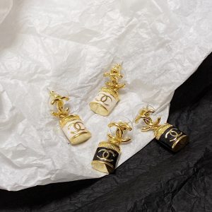6 perfume bottle earrings black for women 2799