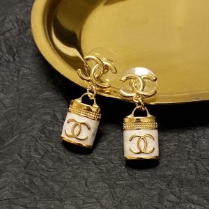 9 perfume bottle earrings white for women 2799