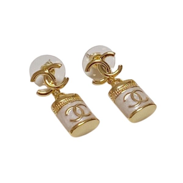 10 perfume bottle earrings white for women 2799