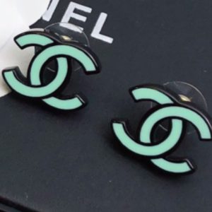 cc earrings jade green for women 2799
