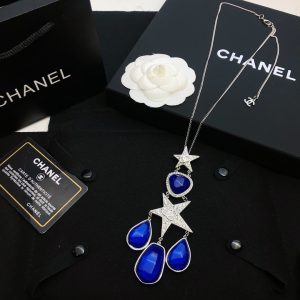 6 needlestone necklace blue for women 2799