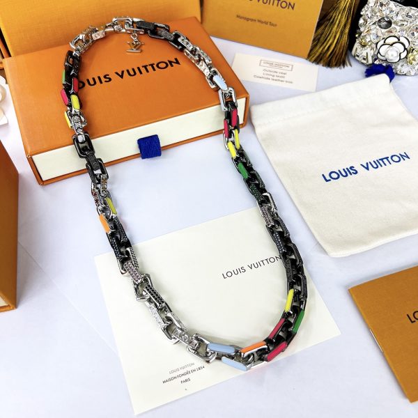 5 paradise chain necklace multicolor for women 2799