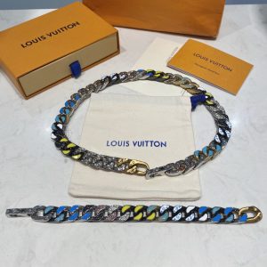 2 cuban chain bracelet multicolor for women 2799