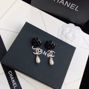 12 resin earrings black for women 2799