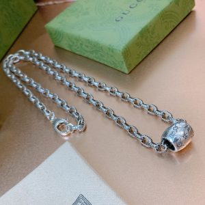 5 simple pendant necklace silver tone for women 2799