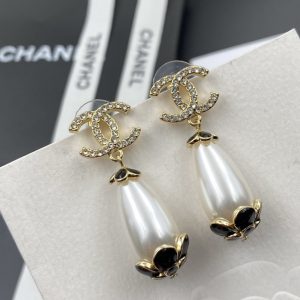 1 oval shape big jewel earrings gold tone for women 2799