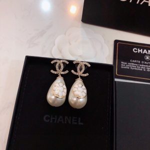 dangling big jewel earrings gold tone for women 2799