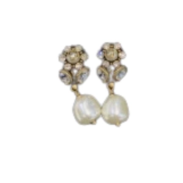 11 flower and leaf shape earrings gold tone for women 2799