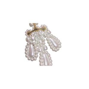 7 full pearls earrings white for women 2799