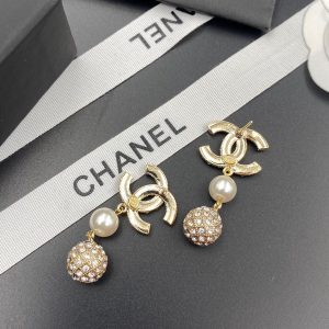 12 sparkling sphere earrings gold tone for women 2799