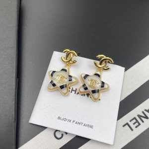 9 star earrings gold tone for women 2799