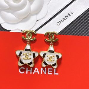 13 star earrings gold tone for women 2799