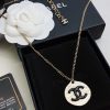 double c necklace silver for women 2799