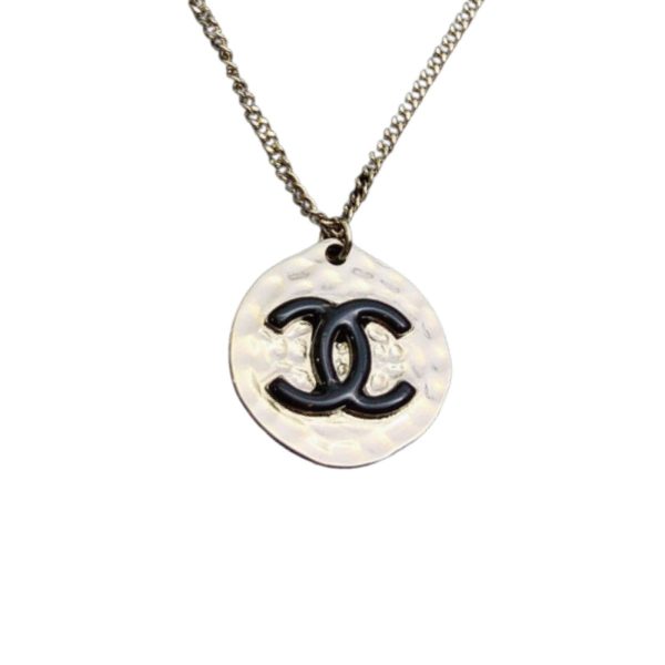 4 double c necklace silver for women 2799