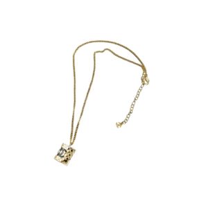 4 handbag shape necklace gold tone for women 2799