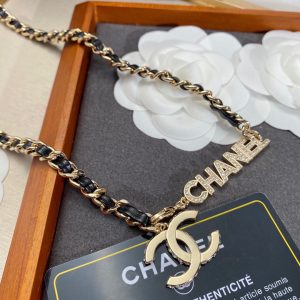 alphabet necklace gold for women 2799