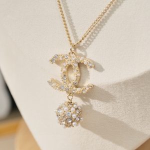 1-Double C Necklace Gold For Women   2799