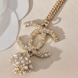 3-Double C Necklace Gold For Women   2799