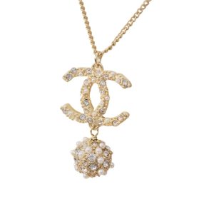 4-Double C Necklace Gold For Women   2799