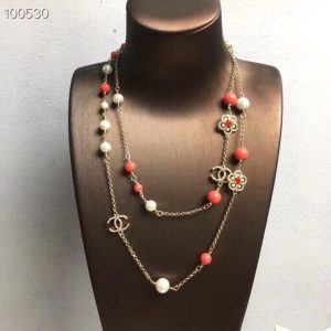 6 necklace red for women 2799