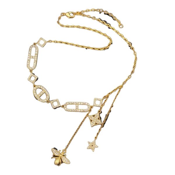 4 bee necklace gold for women 2799 1