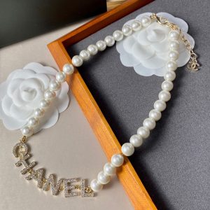 pearl necklace gold for women 2799 3