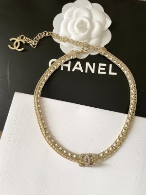 6 chain choker necklace gold for women 2799