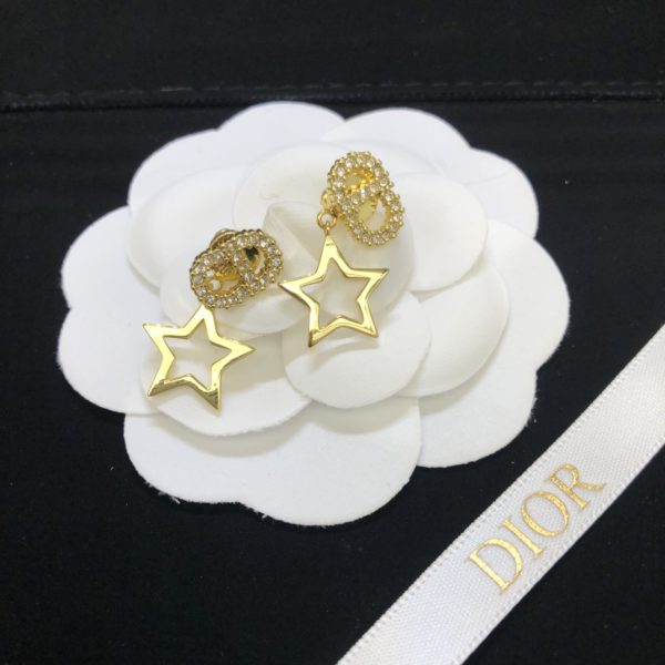 5 star cd diamond stud earrings gold for women 2799