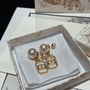 pearl tassel earrings gold for women 2799