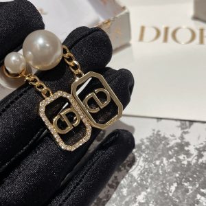 5 pearl tassel earrings gold for women 2799