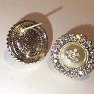 1 twinkle stone bud earrings gold tone for women 2799